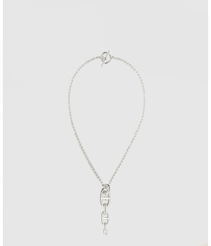 18K 하이엔드 미러급 에르메스 샹달(Chaine d'Ancre) 펜던트 네크리스