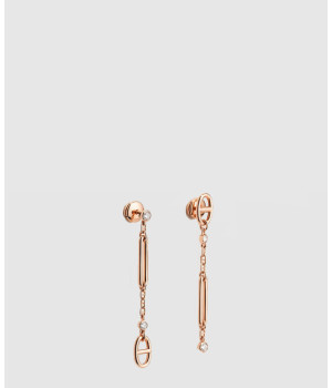 18K 하이엔드 미러급 에르메스 쉐르 당크르 카오스(Chaine d'ancre Chaos) 이어링