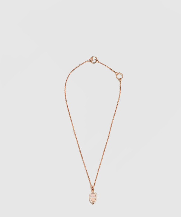 18K 하이엔드 미러급 에르메스 미니 샹달 펜던트 네크리스