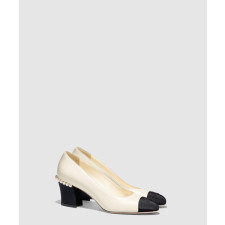 샤넬 진주 슬링백 펌프스 G21377