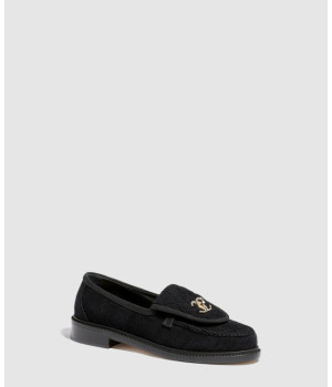 샤넬 턴락 코듀로이 벨벳 로퍼 G40027