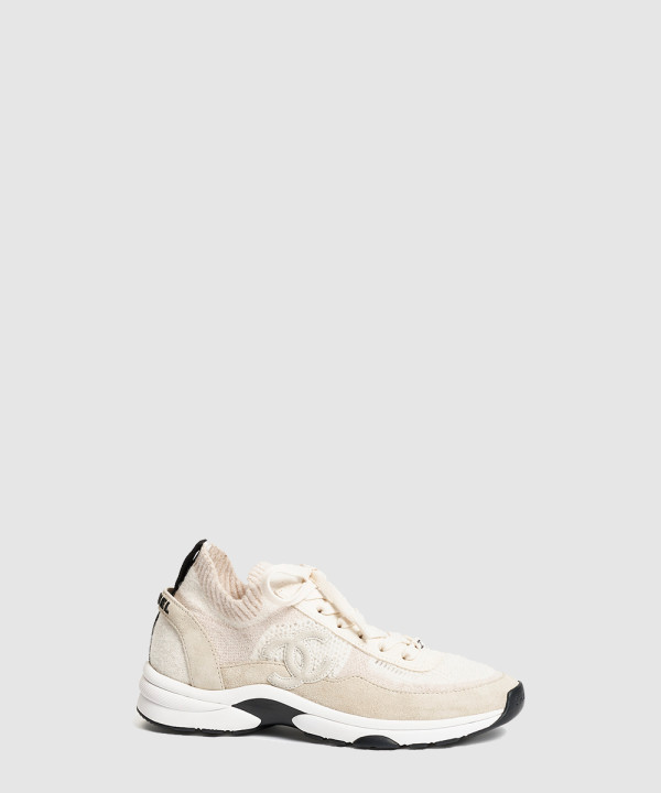 샤넬 니트 스니커즈 G38750