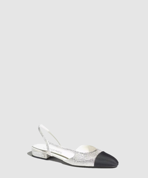 샤넬 새틴 크리스탈 슬링백 G31319