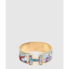 18K 하이엔드 미러급 에르메스 클릭클락 H 레포페 데르메스 와이드 브레이슬릿