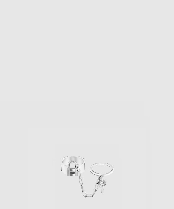 18K 하이엔드 미러급 에르메스 알파켈리 더블 반지