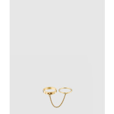 18K 하이엔드 미러급 에르메스 알파켈리 더블 반지