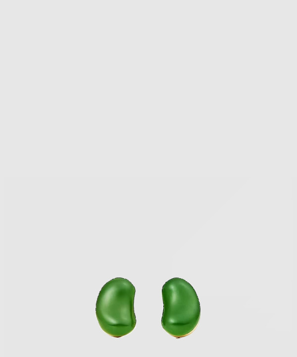 18K 하이엔드 미러급 티파니앤코 엘사 퍼레티 빈 디자인 귀걸이