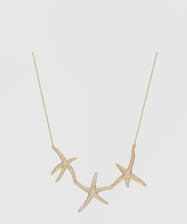 18K 하이엔드 미러급 티파니앤코 엘사 퍼레티 스타피쉬 네크리스