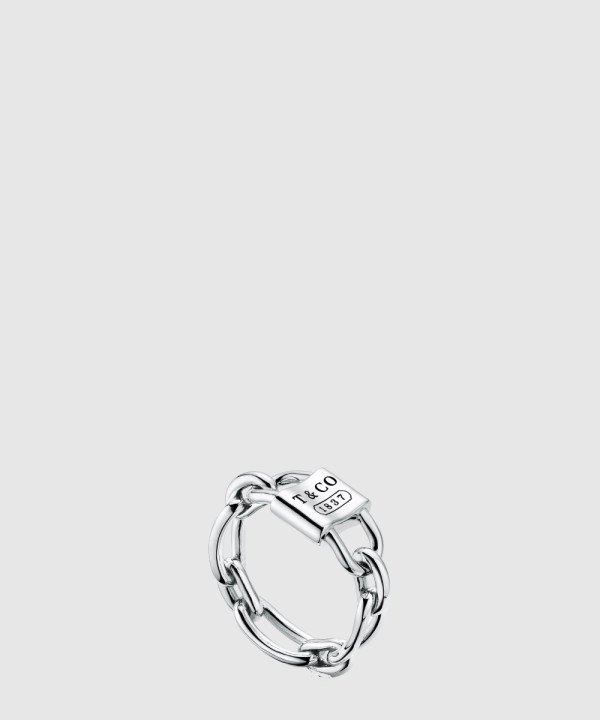 18K 하이엔드 미러급 티파니앤코 스몰 더블 락 링