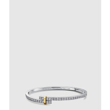 18K 하이엔드 미러급 티파니앤코 엣지 힌지드 바이패스 뱅글