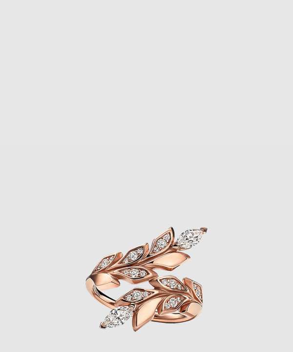 18K 하이엔드 미러급 티파니앤코 빅토리아 바인 바이패스 링