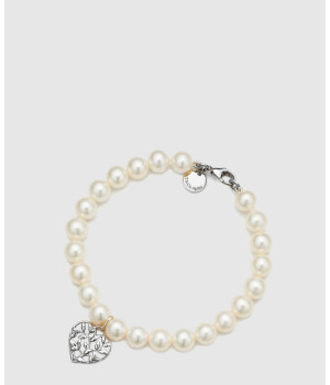 18K 하이엔드 미러급 티파니앤코 팔로마 피카소 올리브 리프 펄 하트 브레이슬릿