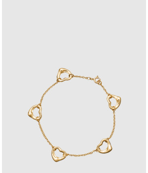 18K 하이엔드 미러급 티파니앤코 엘사 퍼레티 오픈 하트 브레이슬릿