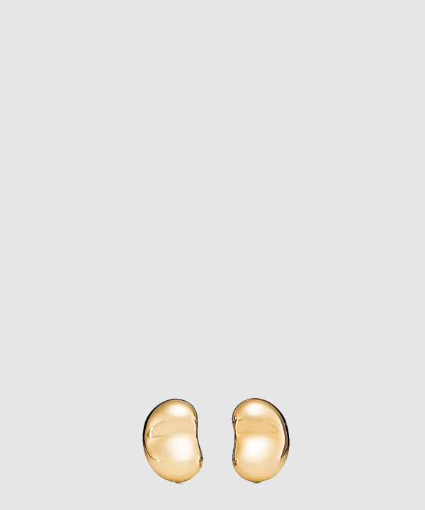 18K 하이엔드 미러급 티파니앤코 엘사 퍼레티 빈 디자인 귀걸이