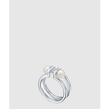 18K 하이엔드 미러급 티파니앤코 하드웨어 더블 진주 링