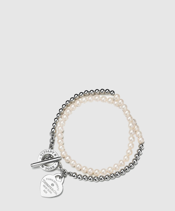 18K 하이엔드 미러급 티파니앤코 리턴 투 티파니 랩 비드 브레이슬릿