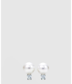 18K 하이엔드 미러급 티파니앤코 시그니처 펄 이어링