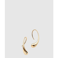 18K 하이엔드 미러급 티파니앤코 엘사 퍼레티 티어드롭 후프 귀걸이