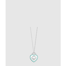 18K 하이엔드 미러급 티파니앤코 리턴 투 티파니 블루 더블 하트 태그 미니 펜던트