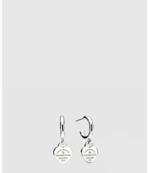 18K 하이엔드 미러급 티파니앤코 리턴 투 티파니™ 하트 태그 후프 이어링