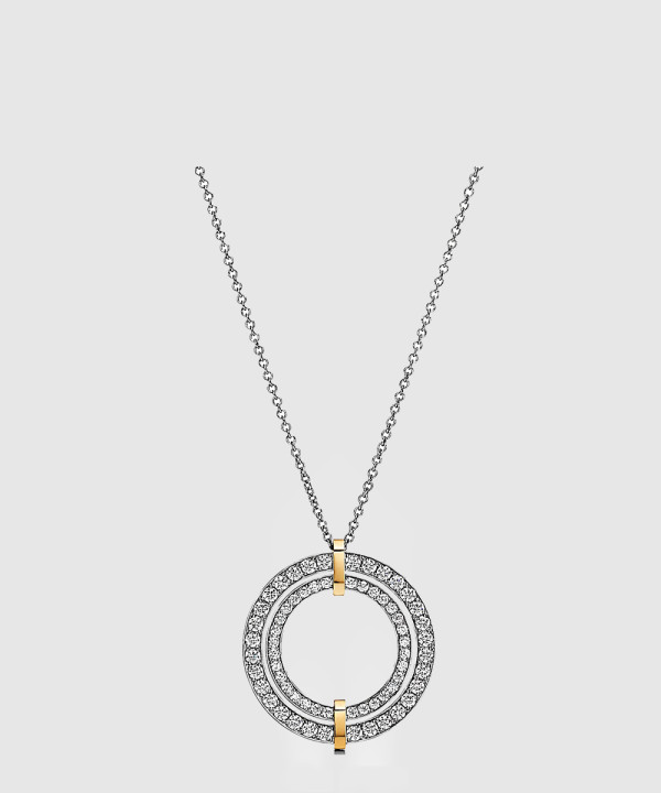 18K 하이엔드 미러급 티파니앤코 엣지 서클 펜던트