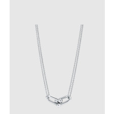 18K 하이엔드 미러급 티파니앤코 하드웨어 더블 링크 펜던트 목걸이