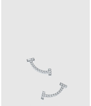 18K 하이엔드 미러급 티파니앤코 T 스마일 이어링