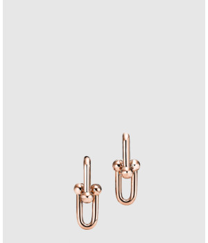 18K 하이엔드 미러급 티파니앤코 하드웨어 라지 링크 이어링