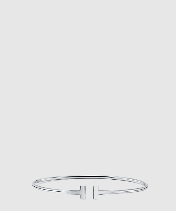 18K 하이엔드 미러급 티파니앤코 T 네로우 와이어 브레이슬릿