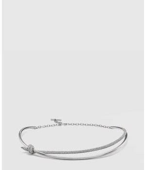 18K 하이엔드 미러급 티파니앤코 노트 더블 로우 네크리스