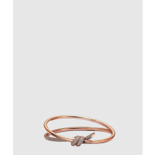 18K 하이엔드 미러급 티파니앤코 노트 더블 로우 힌지드 뱅글