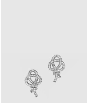 18K 하이엔드 미러급 티파니앤코 노트 스터드 이어링