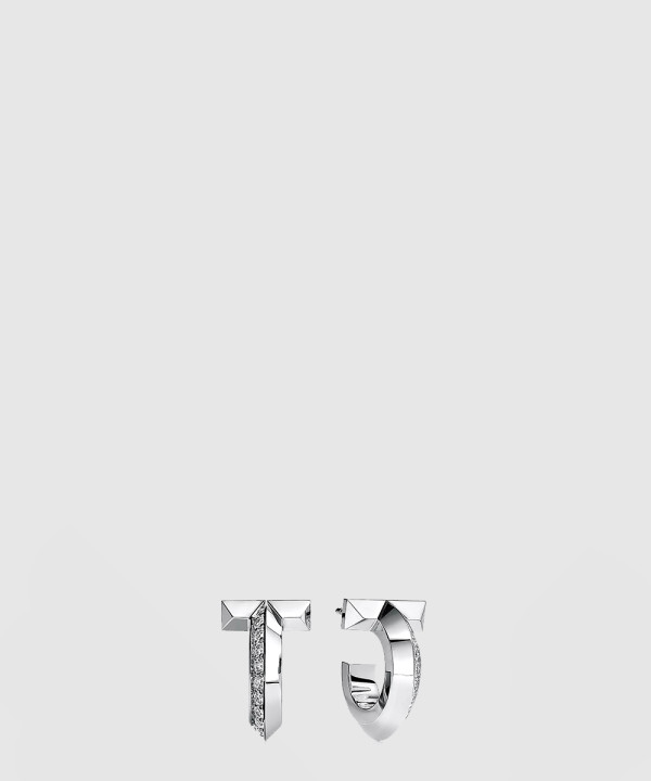 18K 하이엔드 미러급 티파니앤코 T1 후프 이어링