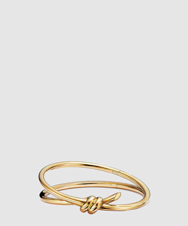 18K 하이엔드 미러급 티파니앤코 노트 더블 로우 힌지드 뱅글