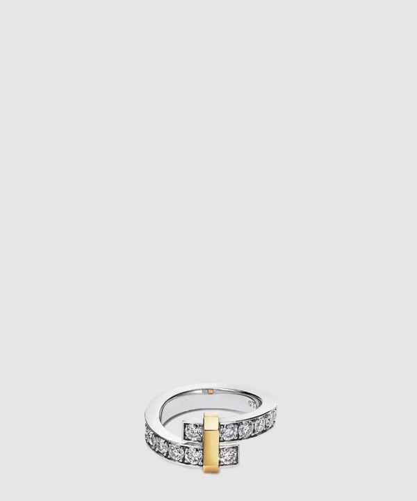 18K 하이엔드 미러급 티파니앤코 엣지 바이패스 링