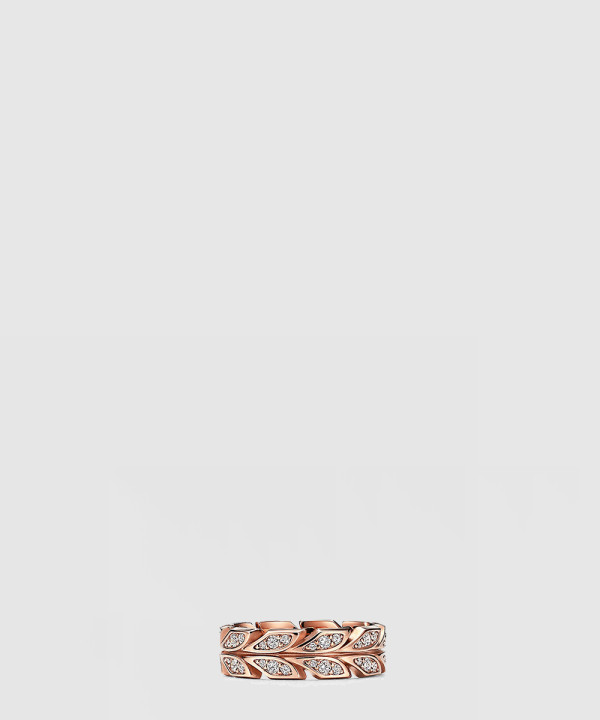 18K 하이엔드 미러급 티파니앤코 빅토리아 바인 밴드 반지