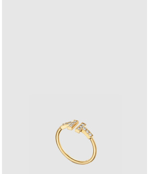 18K 하이엔드 미러급 티파니앤코 T 다이아몬드 와이어 링