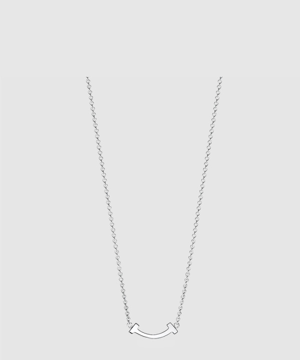 18K 하이엔드 미러급 티파니앤코 T 스마일 펜던트 목걸이