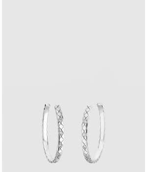 18K 하이엔드 미러급 샤넬 코코 크러쉬 후프 이어링 J12094