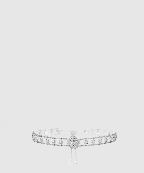 18K 하이엔드 미러급 샤넬 샤넬 부통 드 까멜리아 초커 J12063