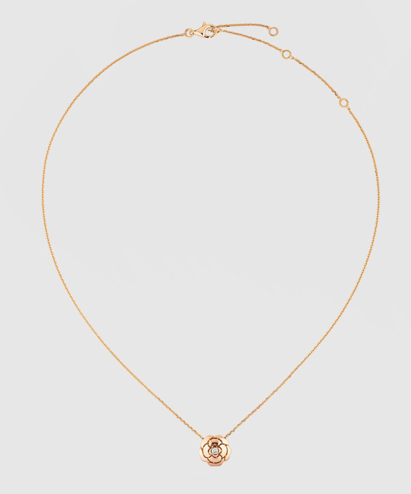 18K 하이엔드 미러급 샤넬 엑스트레 드 까멜리아(Extrait de Camélia) 목걸이