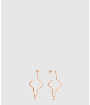 18K 하이엔드 미러급 루이비통 옹브르 블라썸 XL 후프 귀걸이 Q06969