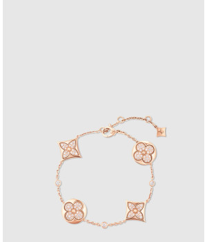 18K 하이엔드 미러급 루이비통 컬러 블라썸 BB 멀티-모티프 팔찌 Q95650