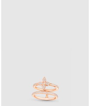 18K 하이엔드 미러급 루이비통 이딜 블라썸 더블 반지 Q9N42A