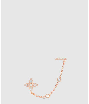 18K 하이엔드 미러급 루이비통 이딜 블라썸 모노 체인 귀걸이 Q96836