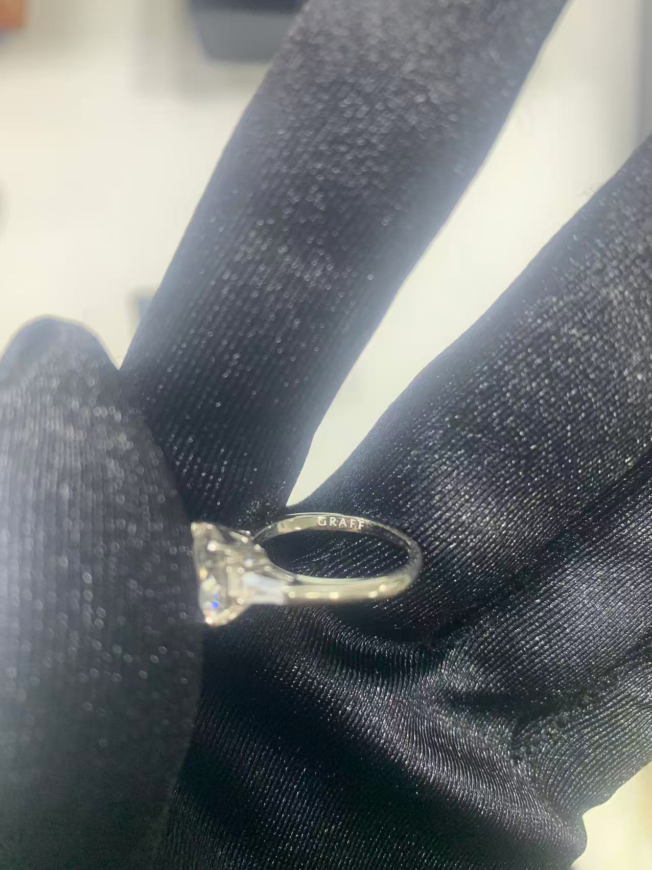 2026년 3월 2일 김*우님 맞춤제작 그라프 모이사나이트 프로미스 웨딩 링 검품 및 출고