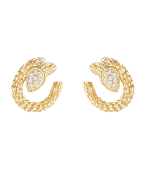 18K 하이엔드 미러급 부쉐론 쎄뻥 보헴 이어링 S모티브 CAB01