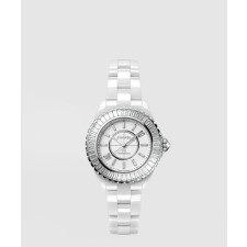 샤넬 J12 바게트 다이아몬드 베젤 워치 칼리버 12.2, 33mm H7430