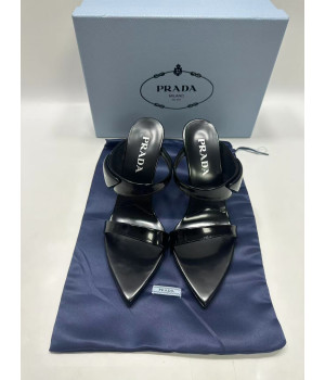 2026년 3월 22일 김*지님 프라다 블랙 새틴 뮬 샌들 검품 및 출고